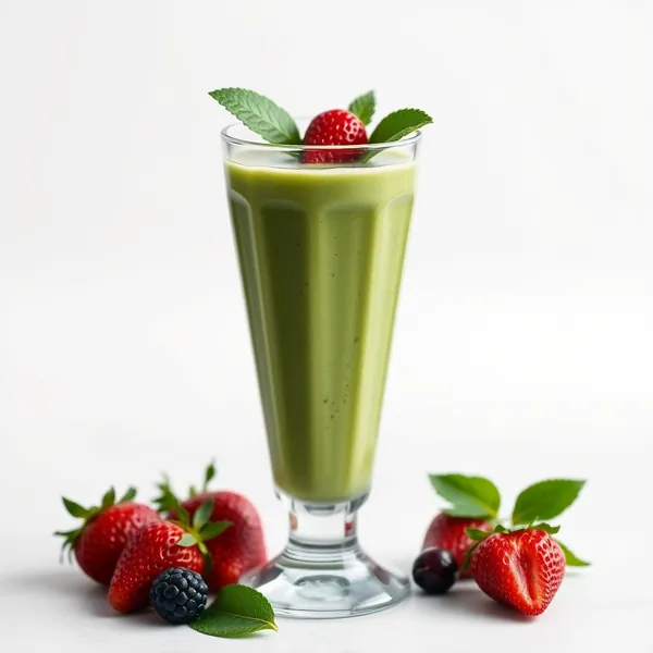 Smoothie Vert Detox Fraise Matcha