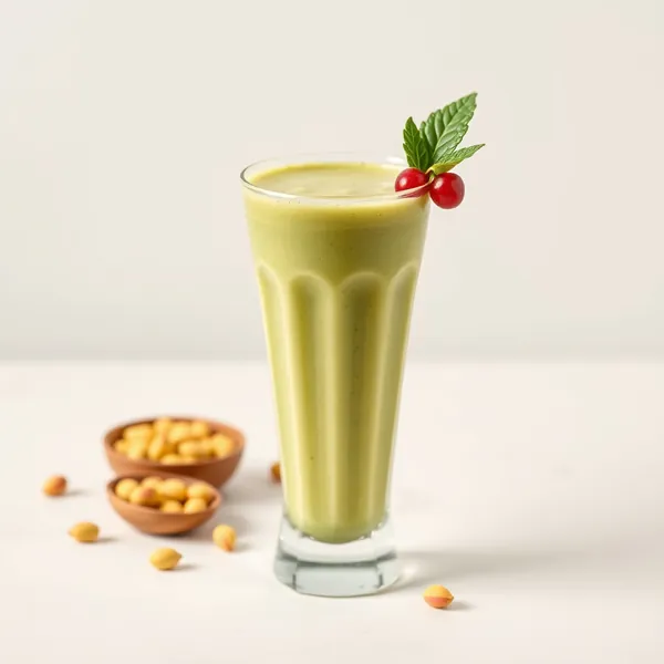 Green Detox Turmeric Pistachio Milk Smoothie
