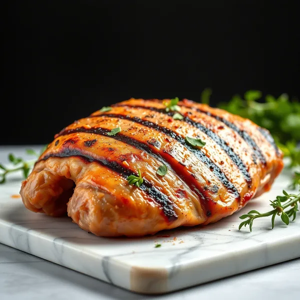 Pechuga de Gallina de Guinea Asada