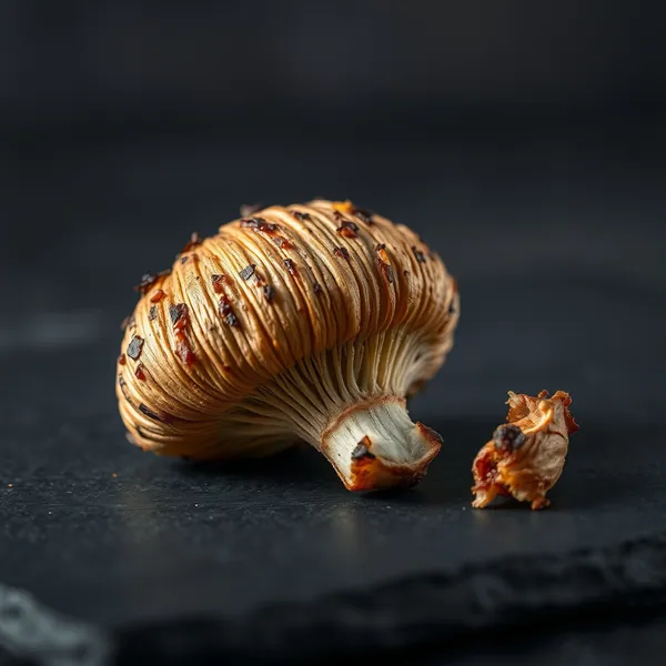 Gegrillter Strohpilz