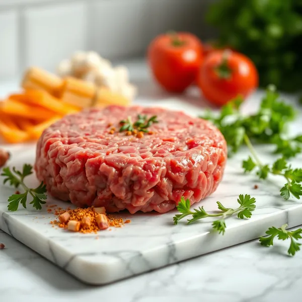 Hackfleisch aus Rinderbrust