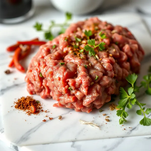 Hackfleisch von Lamm
