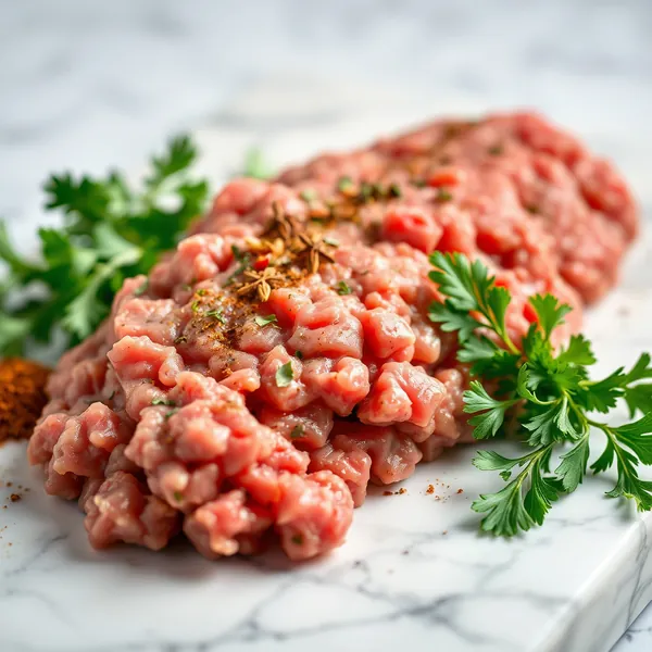 Hackfleisch aus Lamm