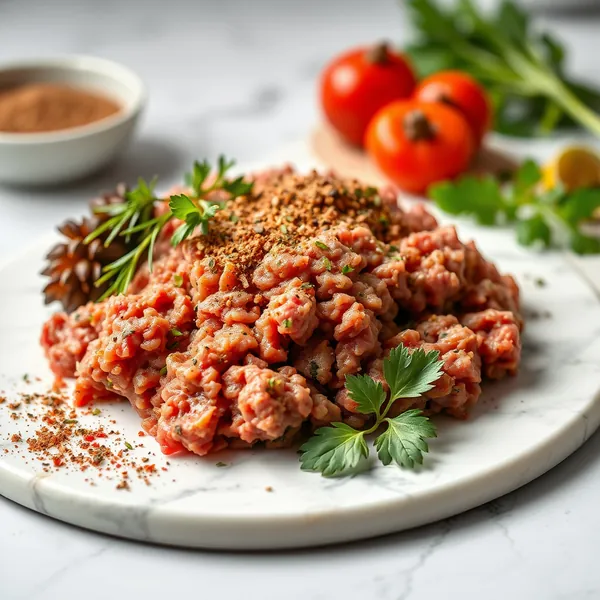 Gehacktes Fasanfleisch