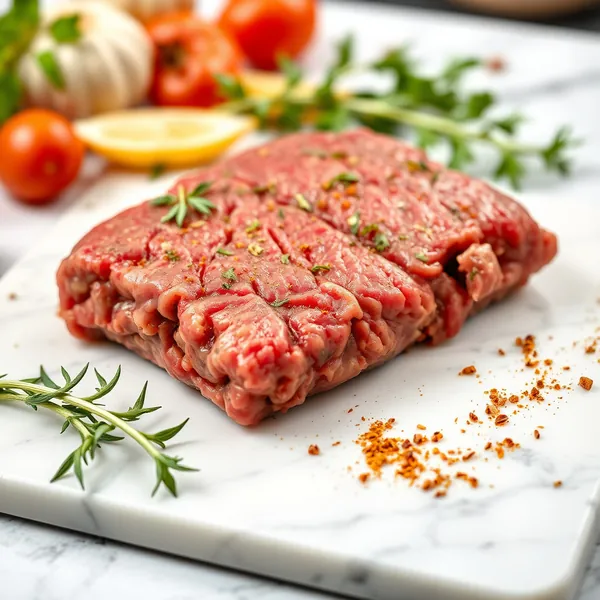 Ribeye de caille haché