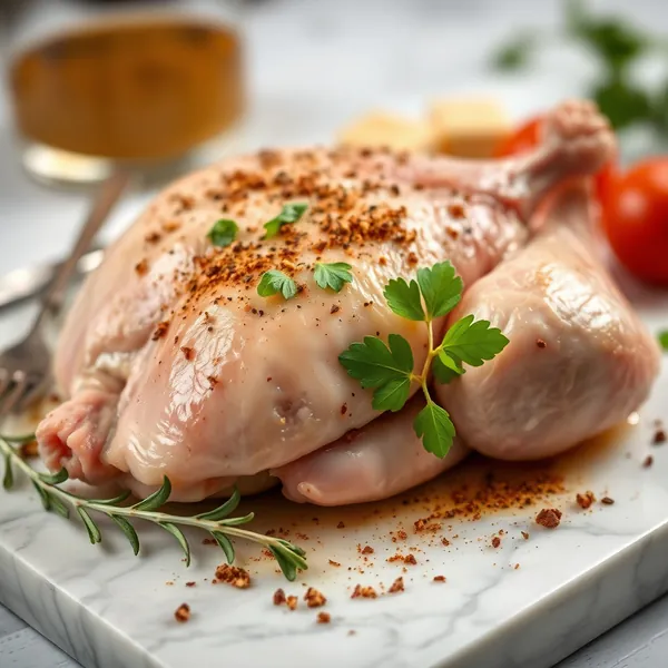 Pechuga de Gallina de Guinea Asada