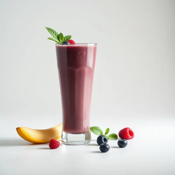 Smoothie de Santé Intestinale avec Açaï et Yaourt Grec
