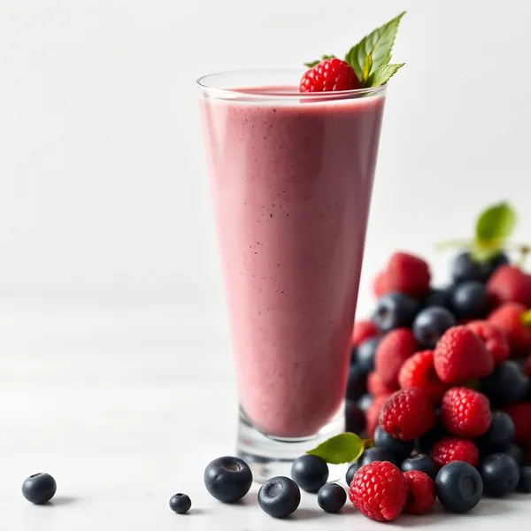Smoothie de Açaí e Kefir para Saúde Intestinal