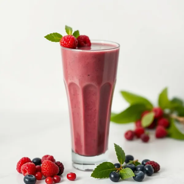Smoothie Açaï et Lait de Pois pour la Santé Intestinale