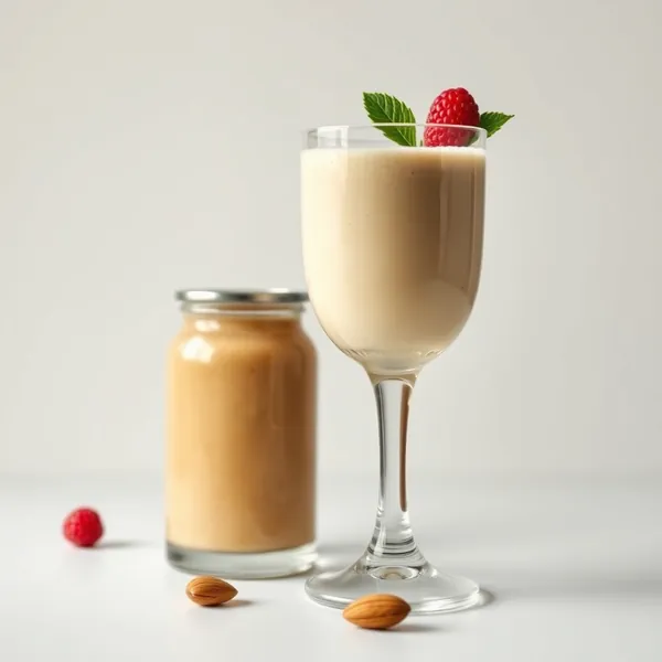 Batido de Mantequilla de Almendra y Leche de Cáñamo para la Salud Intestinal