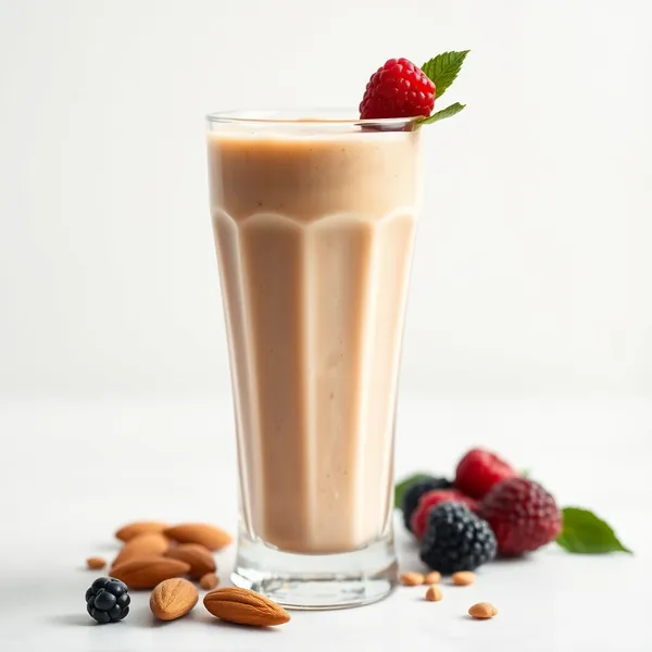 Batido de Proteína de Mantequilla de Almendra para la Salud Intestinal