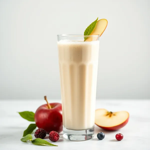 Smoothie Pomme et Lait de Cannabis