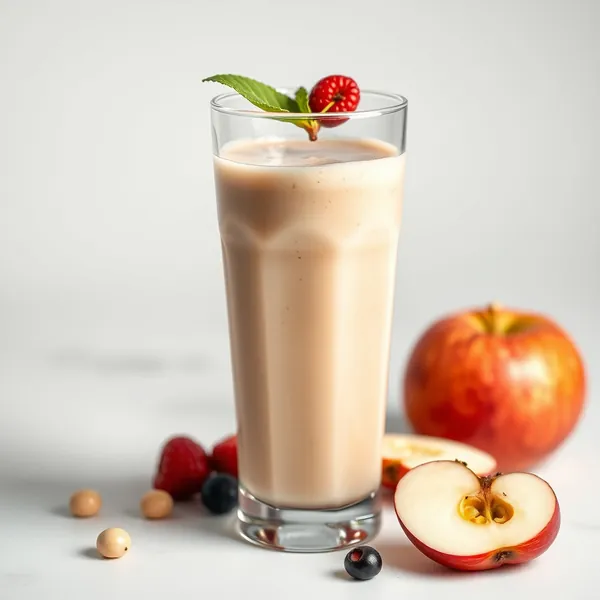 Smoothie Santé Intestinale Pomme et Lait de Macadamia