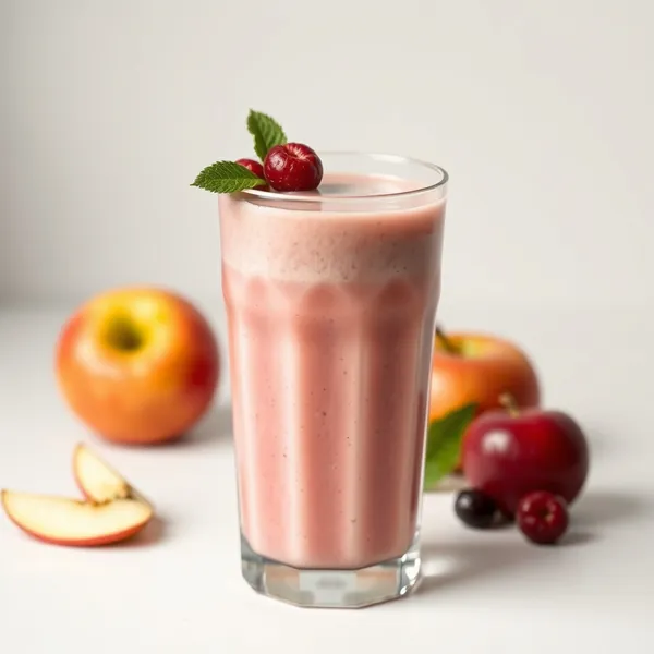 Smoothie de Saúde Intestinal de Maçã e Leite de Arroz
