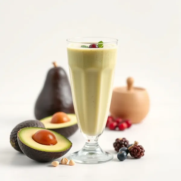 Smoothie Santé Intestinale à l'Avocat et au Lait de Macadamia