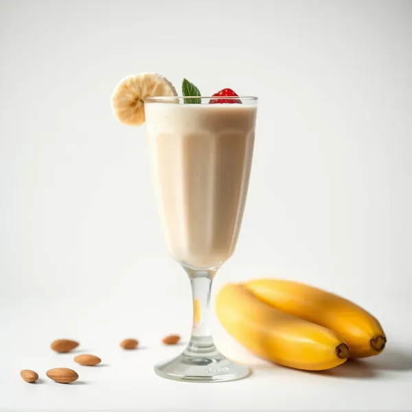 Batido Salud Intestinal de Plátano y Leche de Almendra