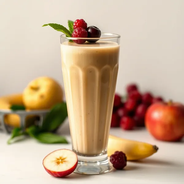 Smoothie Banane Pomme pour la Santé Intestinale