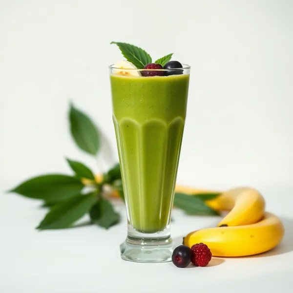 Smoothie Santé Intestinale à la Banane et au Matcha