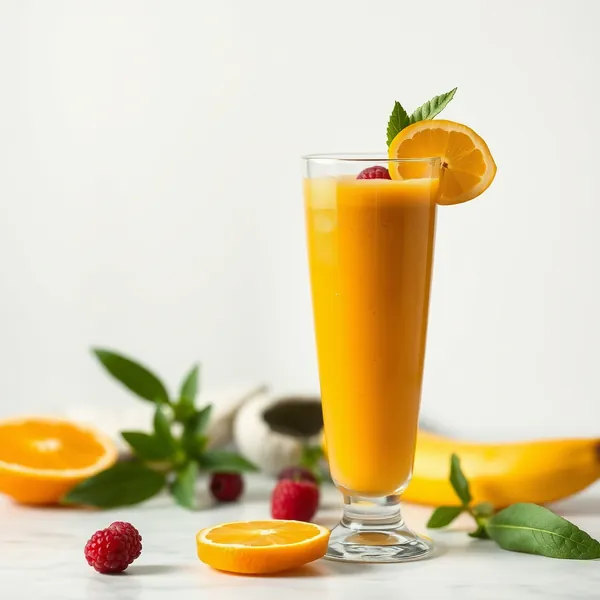 Smoothie Saúde Intestinal de Banana e Laranja