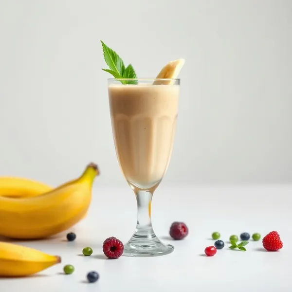 Smoothie Santé Intestinale à la Banane et au Lait de Pois