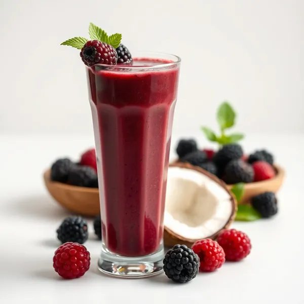 Smoothie Santé Intestinale Mûre Eau de Coco