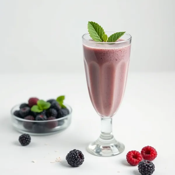 Batido Salud Intestinal de Mora y Leche de Avena