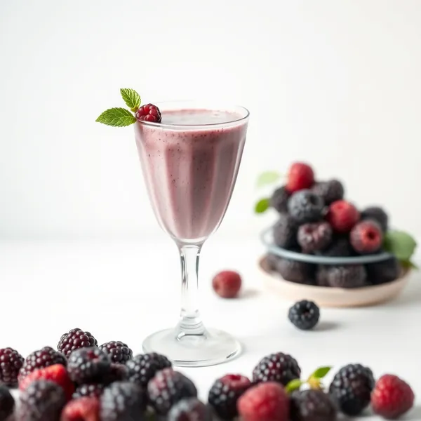 Gut Health Blackberry Spelt Milk Smoothie