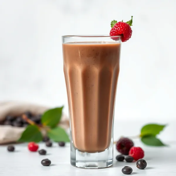 Gut Health Cacao Powder Hazelnut Milk Smoothie