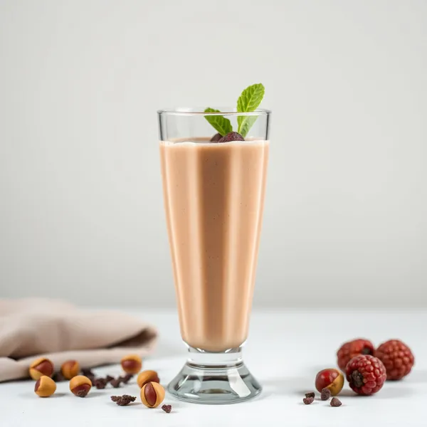 Smoothie de Cacau em Pó e Leite de Pistache para Saúde Intestinal