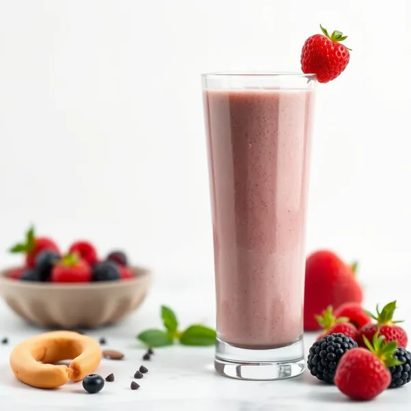 Smoothie de Graines de Chia et Lait d'Anacardier pour la Santé Intestinale