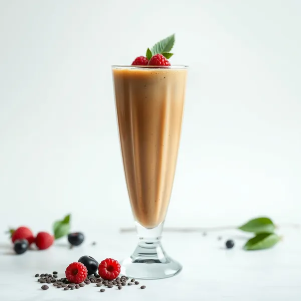 Smoothie di Caffè Freddo e Chia per la Salute Intestinale