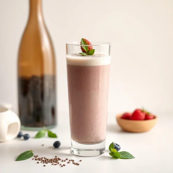 Gut Health Chia Seed Greek Yogurt Smoothie