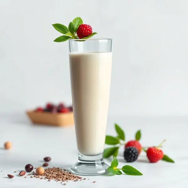Smoothie de Graines de Chia et Lait de Pistache