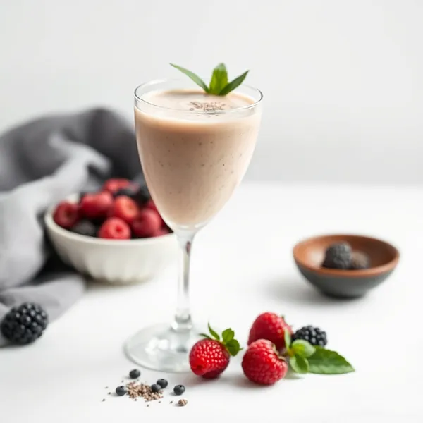 Smoothie di Chia e Latte di Soia per la Salute Intestinale