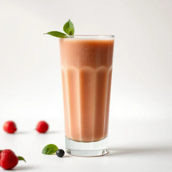 Smoothie de Suco de Maçã e Coco para Saúde Intestinal