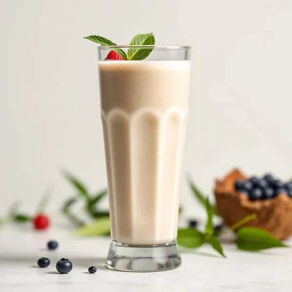 Smoothie de Coco e Leite de Cannabis para Saúde Intestinal