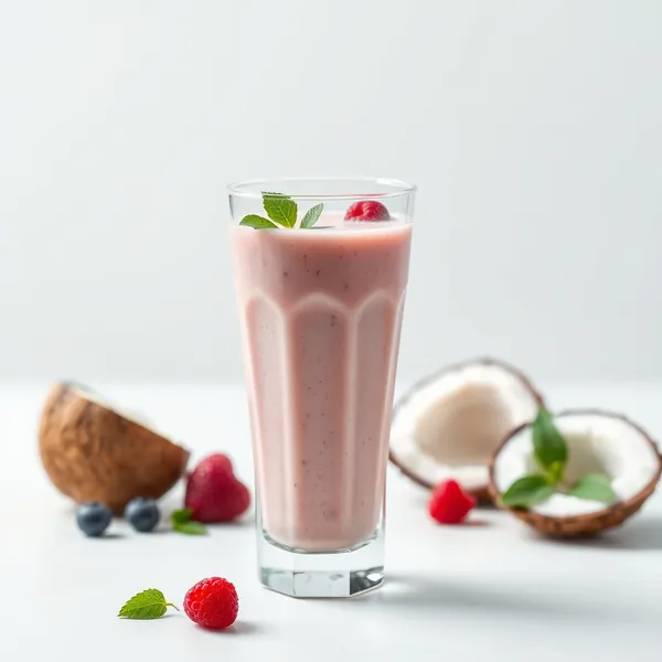 Gut Health Coconut Kefir Milk Smoothie