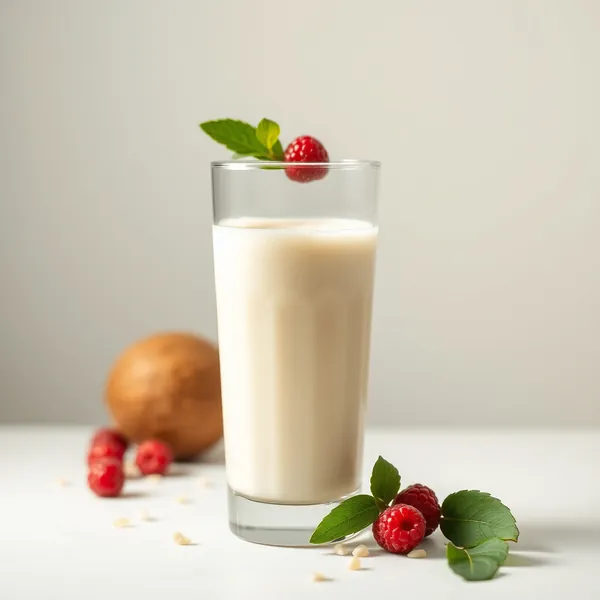 Smoothie de Coco et Lait de Macadamia pour la Santé Intestinale