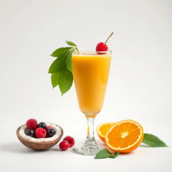 Smoothie Orange Coco pour la Santé Intestinale