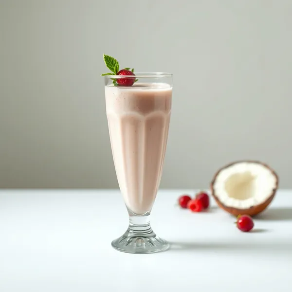 Batido de Proteína de Coco para Saúde Intestinal