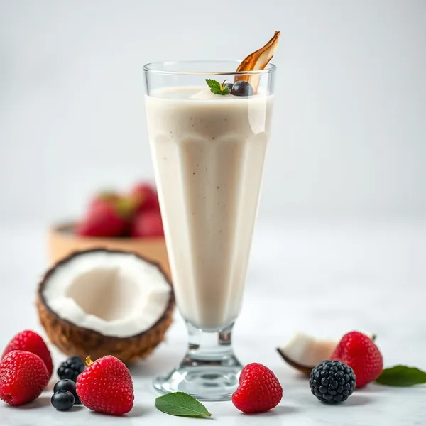 Gut Health Coconut Rice Milk Smoothie