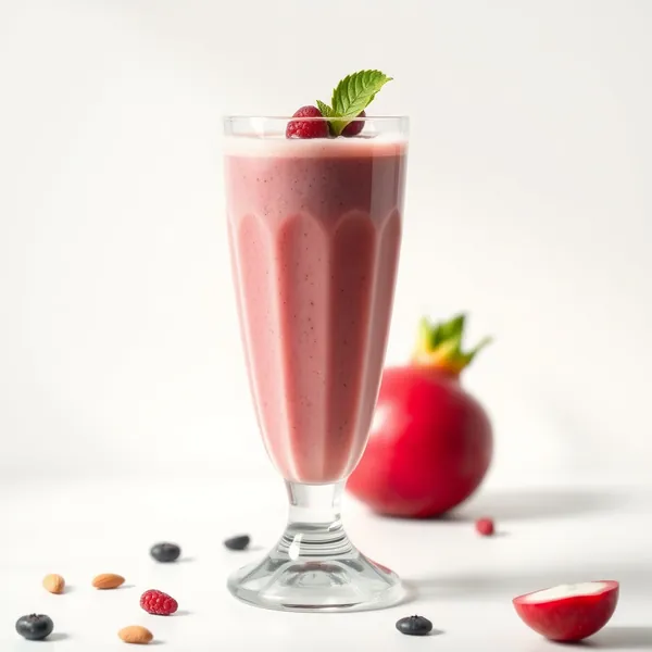 Smoothie Darmgesundheit Drachenfrucht Mandel Kokosmilch