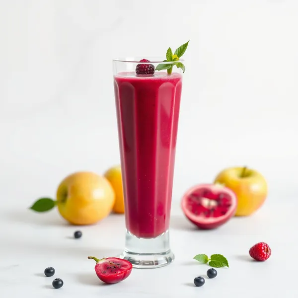 Gut Health Dragonfruit Apple Juice Smoothie