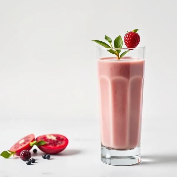 Smoothie de Santé Intestinale avec Fruit Dragon et Lait de Cajou