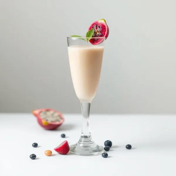 Smoothie de Saúde Intestinal com Dragonfruit e Leite de Macadamia