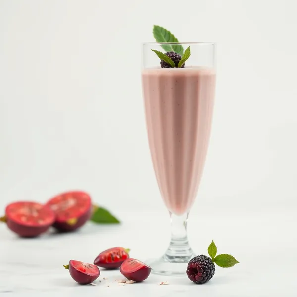 Smoothie de Santé Intestinale avec Fruit Dragon et Lait d'Avoine