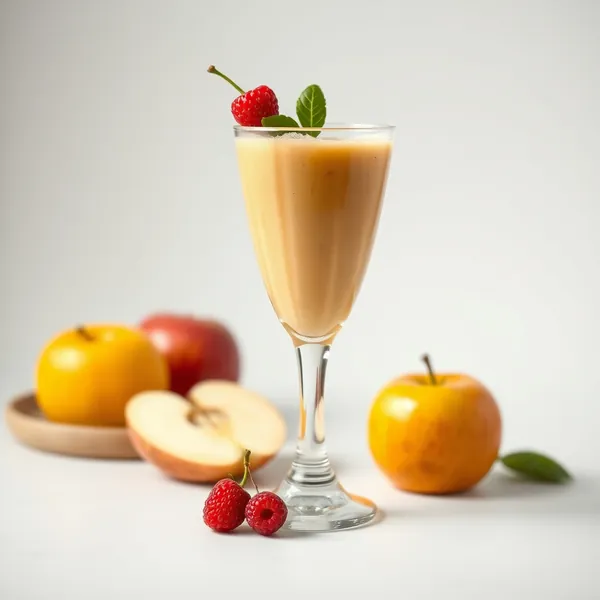 Smoothie Jus de Pomme et Gingembre pour la Santé Intestinale