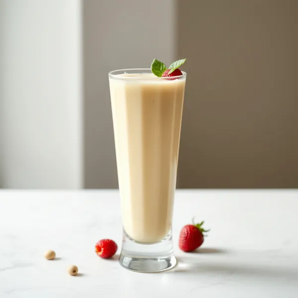 Smoothie de Leite de Caju e Gengibre para Saúde Intestinal