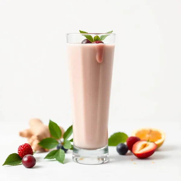 Gut Health Ginger Kefir Milk Smoothie