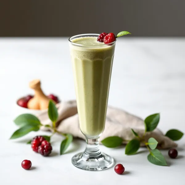 Gut Health Ginger Matcha Tea Smoothie